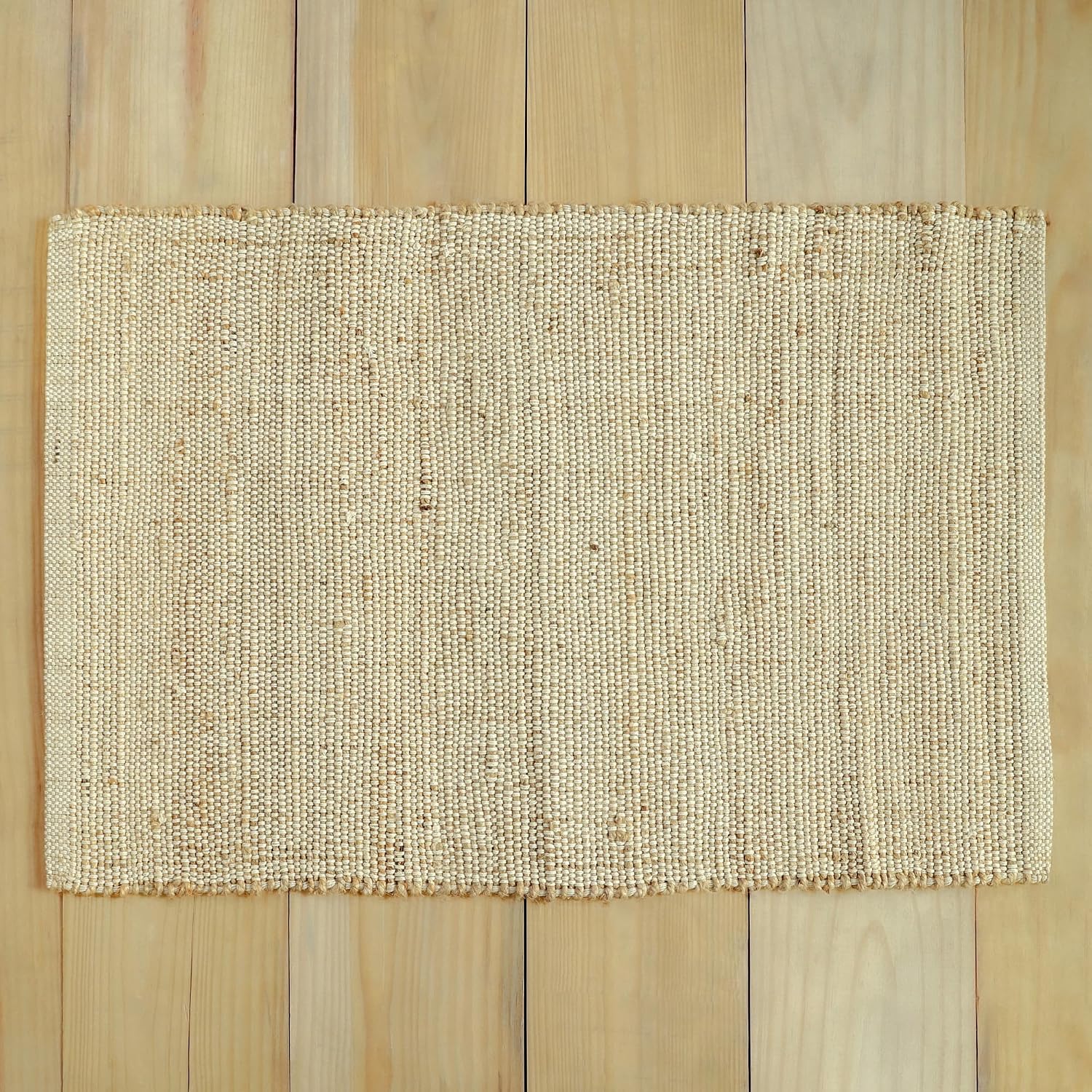 Handmade Recycled Chindi Cotton Rag Rug, 4 x 6 ft, Pink