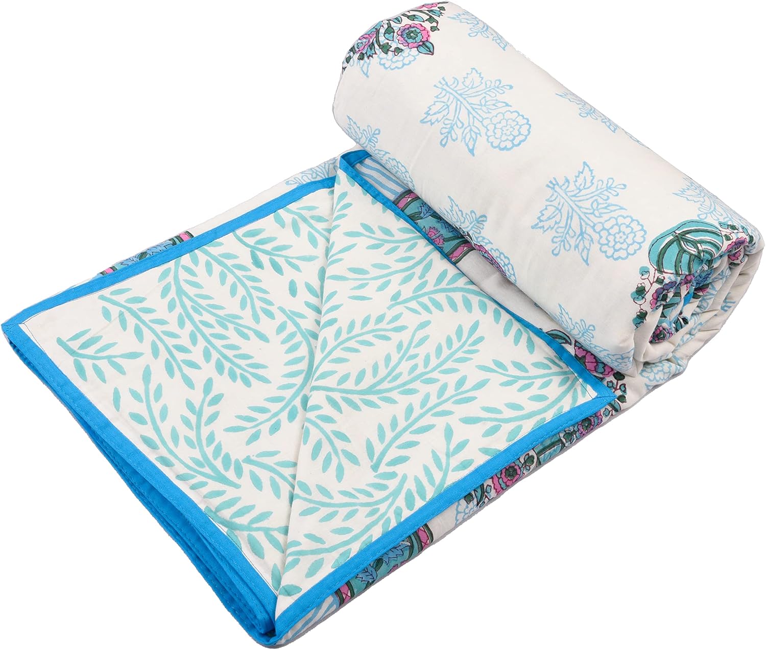 Reversible Cotton Dohar, Single Bed, Lightweight