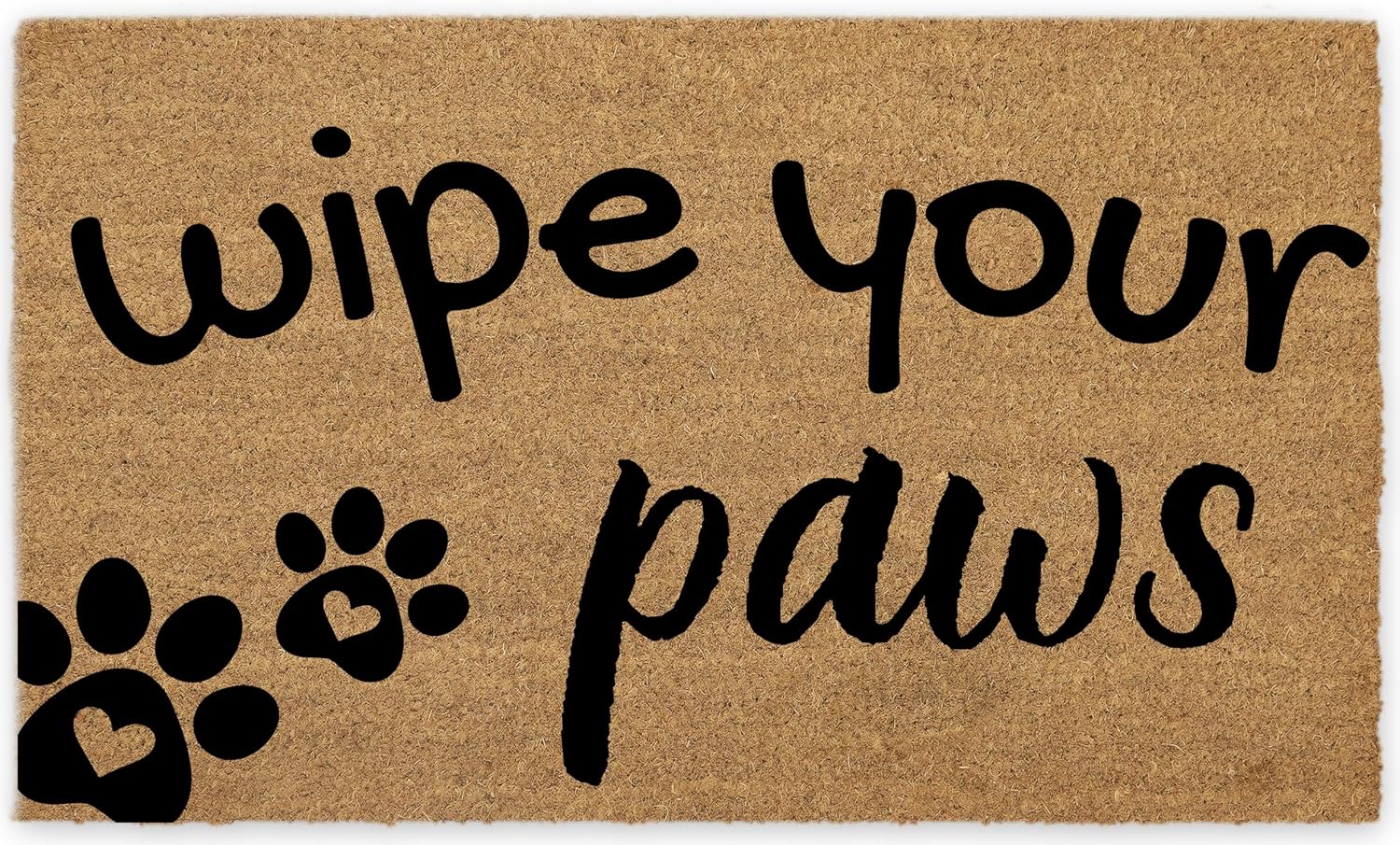 Coir Doormat with PVC Backing, 17 x 30 inch, Natural