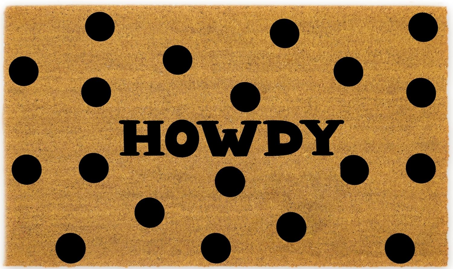 Coir Doormat with PVC Backing, 17 x 30 inch, Natural