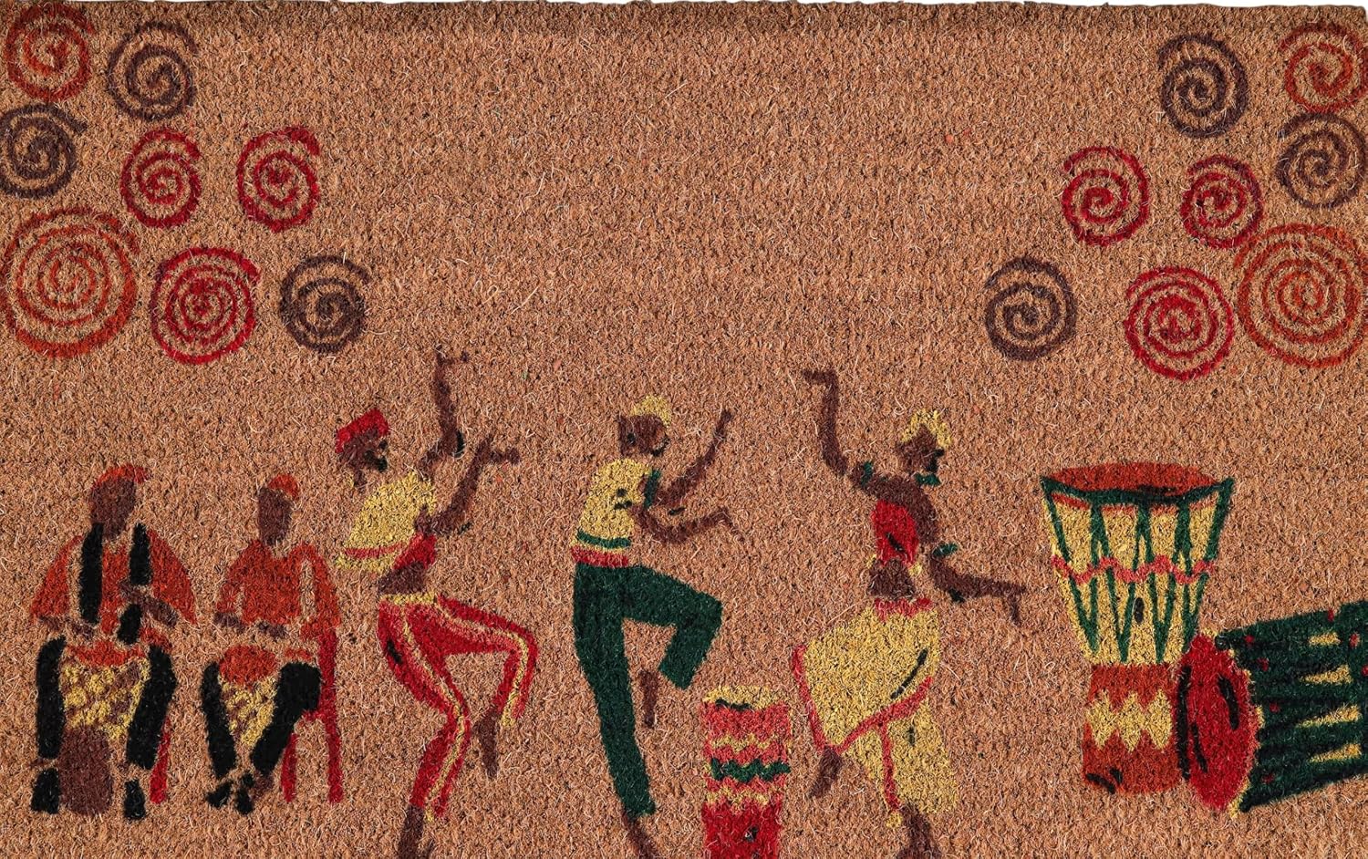 Coir Doormat with PVC Backing, 17 x 30 inch, Natural