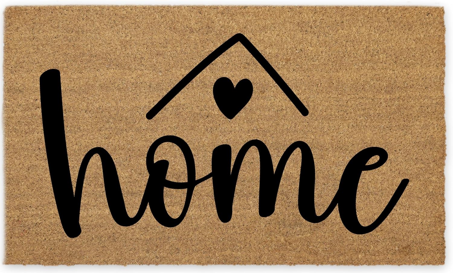 Coir Doormat with PVC Backing, 17 x 30 inch, Natural