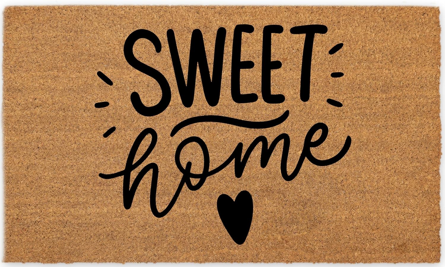 Coir Doormat with PVC Backing, 17 x 30 inch, Natural