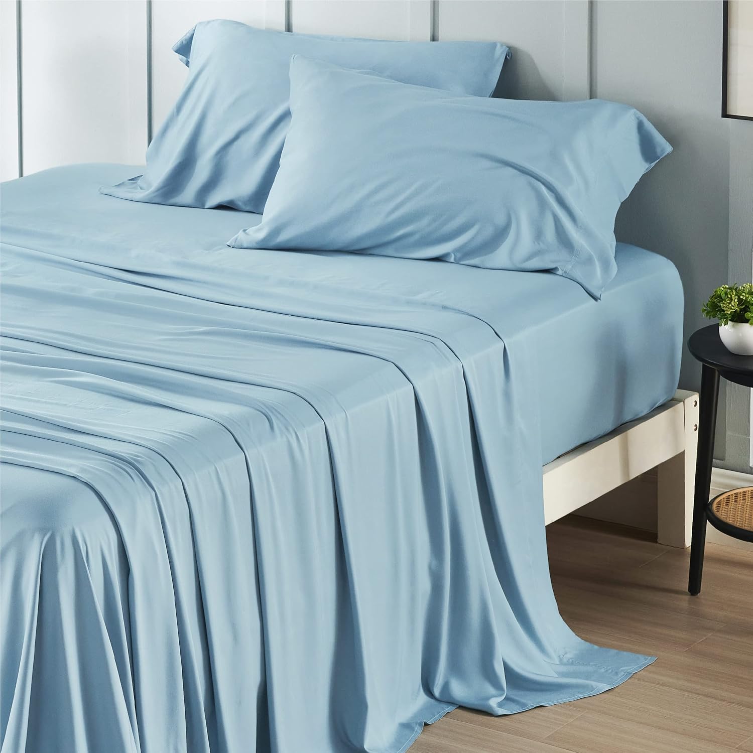 Rayon-from-Bamboo King Sheet Set, Cooling Weave