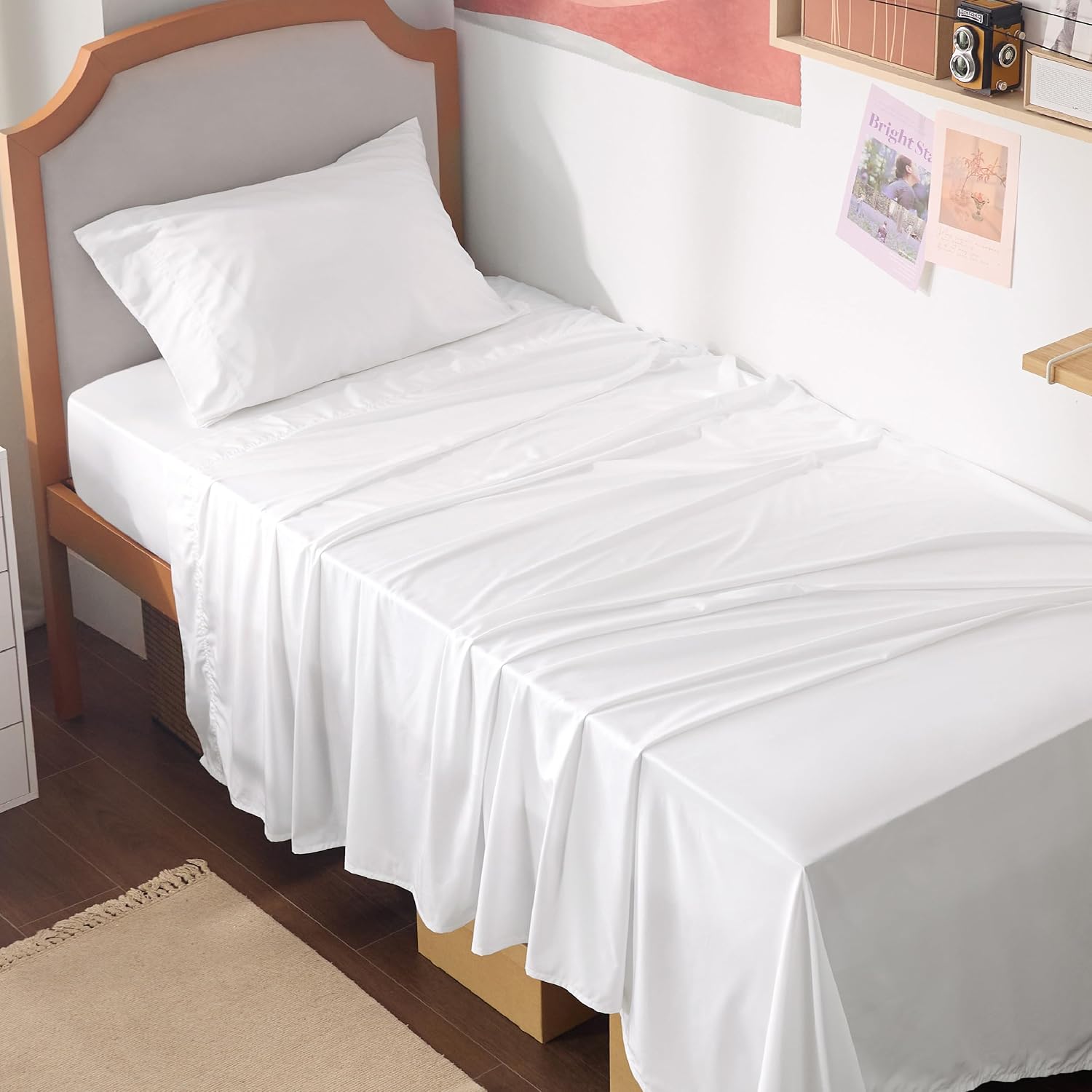 Rayon-from-Bamboo King Sheet Set, Cooling Weave
