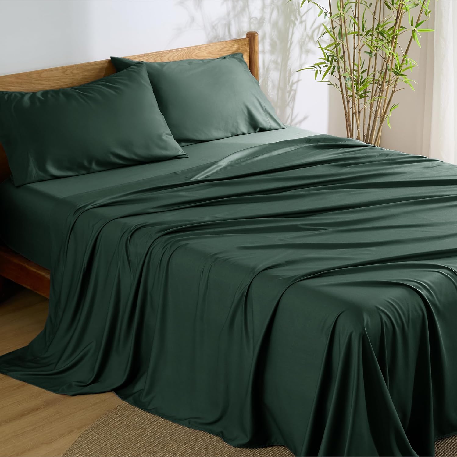 Rayon-from-Bamboo King Sheet Set, Cooling Weave