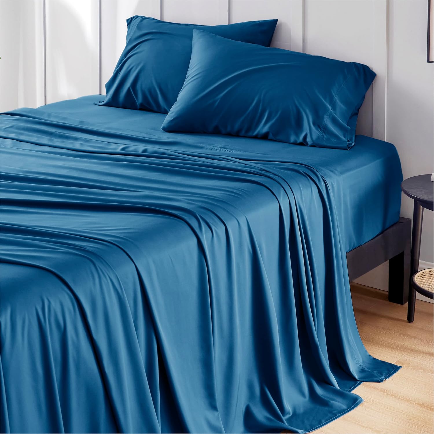 Rayon-from-Bamboo King Sheet Set, Cooling Weave