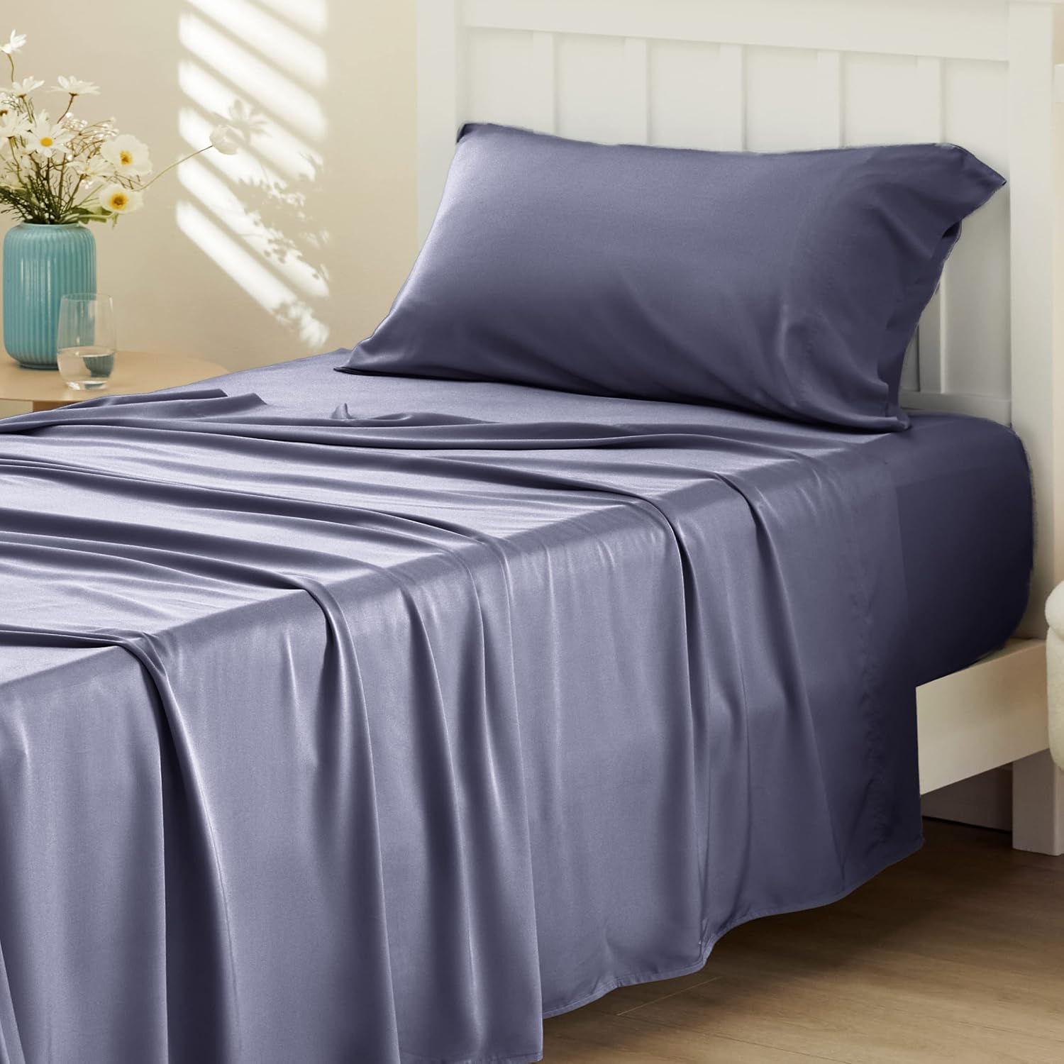 Rayon-from-Bamboo King Sheet Set, Cooling Weave