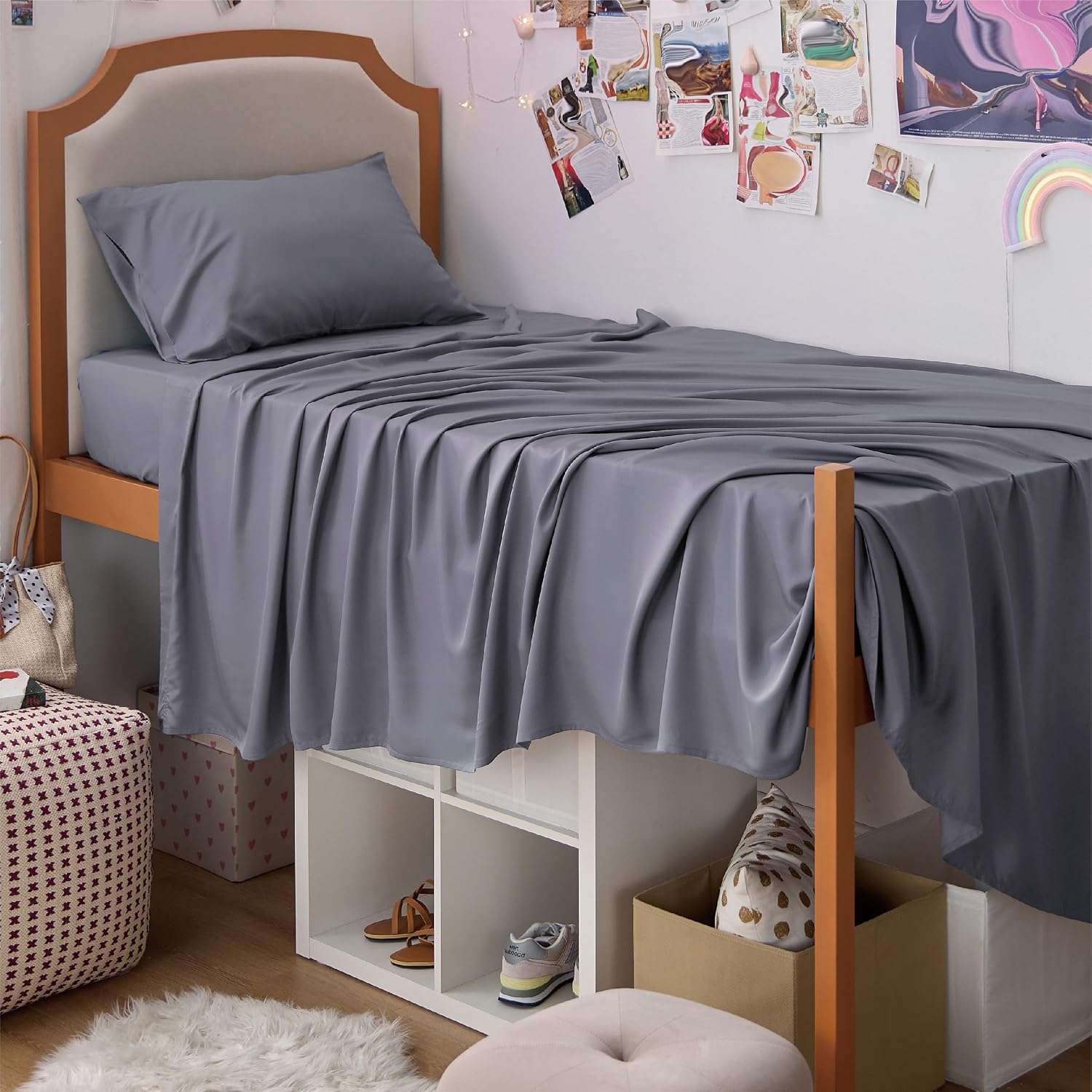 Rayon-from-Bamboo King Sheet Set, Cooling Weave