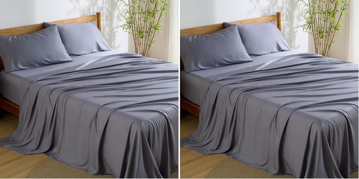 Rayon-from-Bamboo King Sheet Set, Cooling Weave