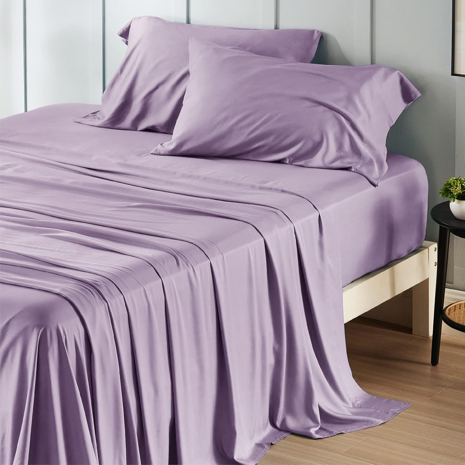 Rayon-from-Bamboo King Sheet Set, Cooling Weave