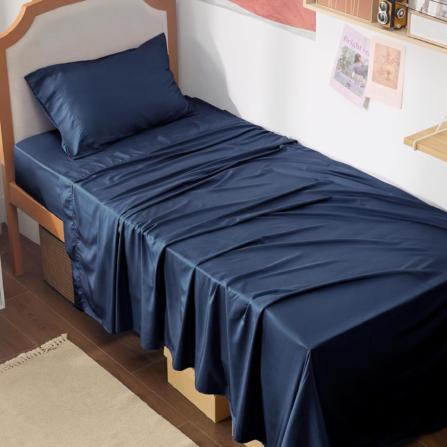 Rayon-from-Bamboo King Sheet Set, Cooling Weave