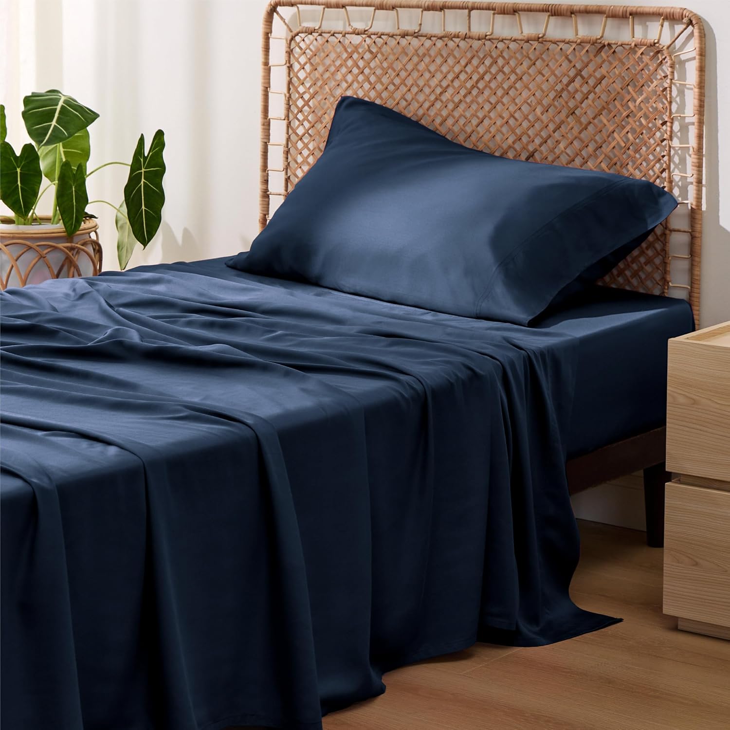 Rayon-from-Bamboo King Sheet Set, Cooling Weave