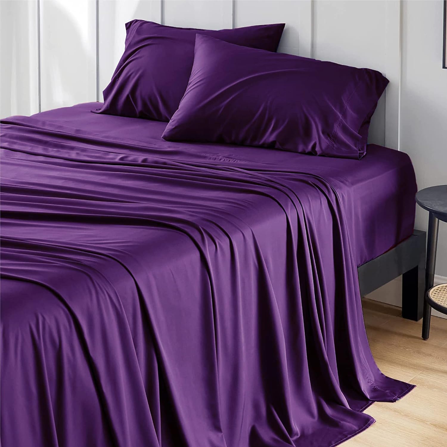 Rayon-from-Bamboo King Sheet Set, Cooling Weave
