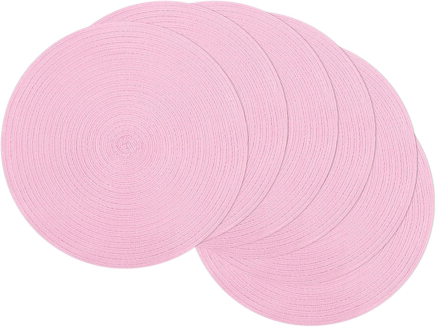 Round Braided Placemats, 15 inch, Set of 4