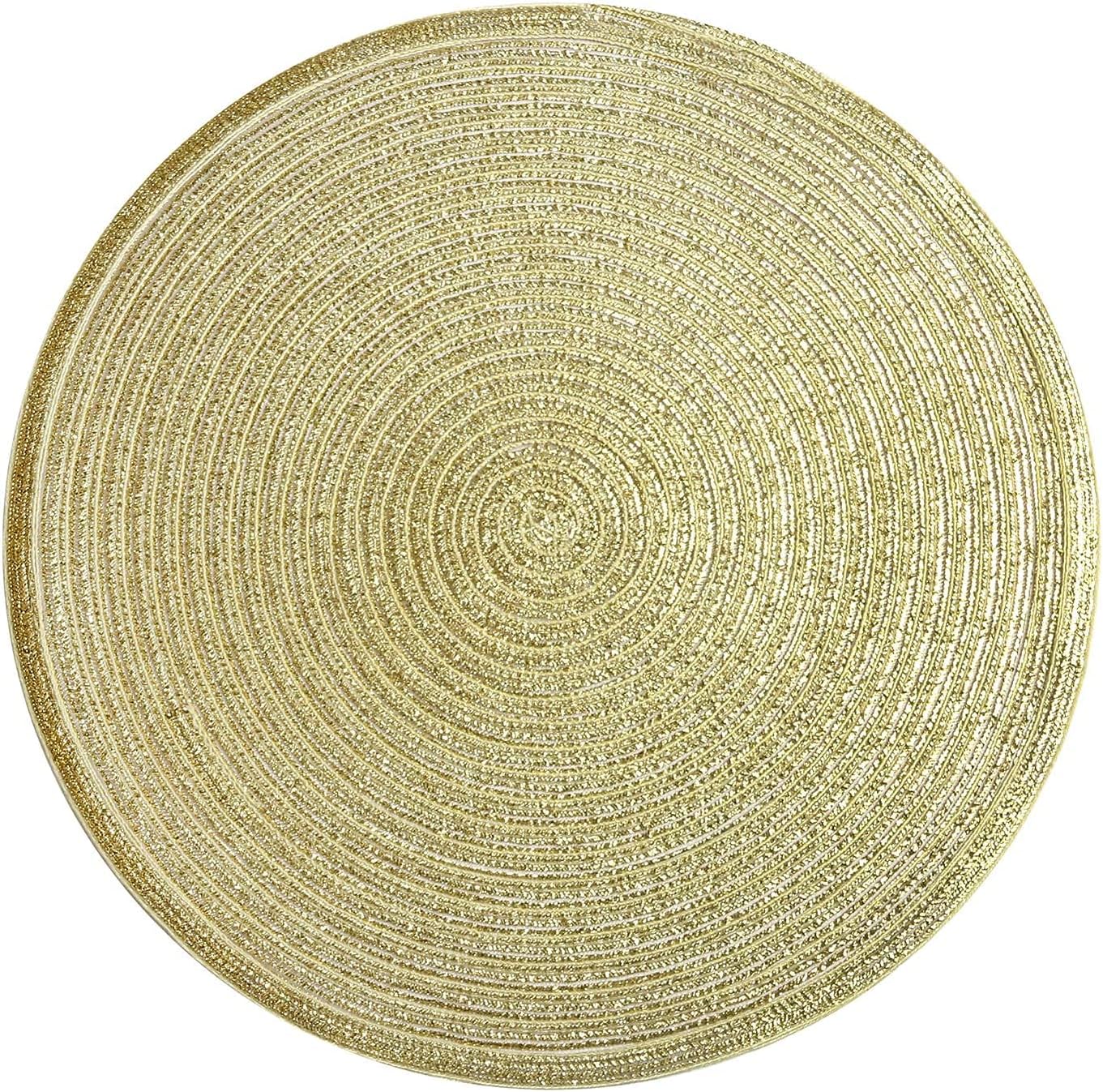 Round Braided Placemats, 15 inch, Set of 4
