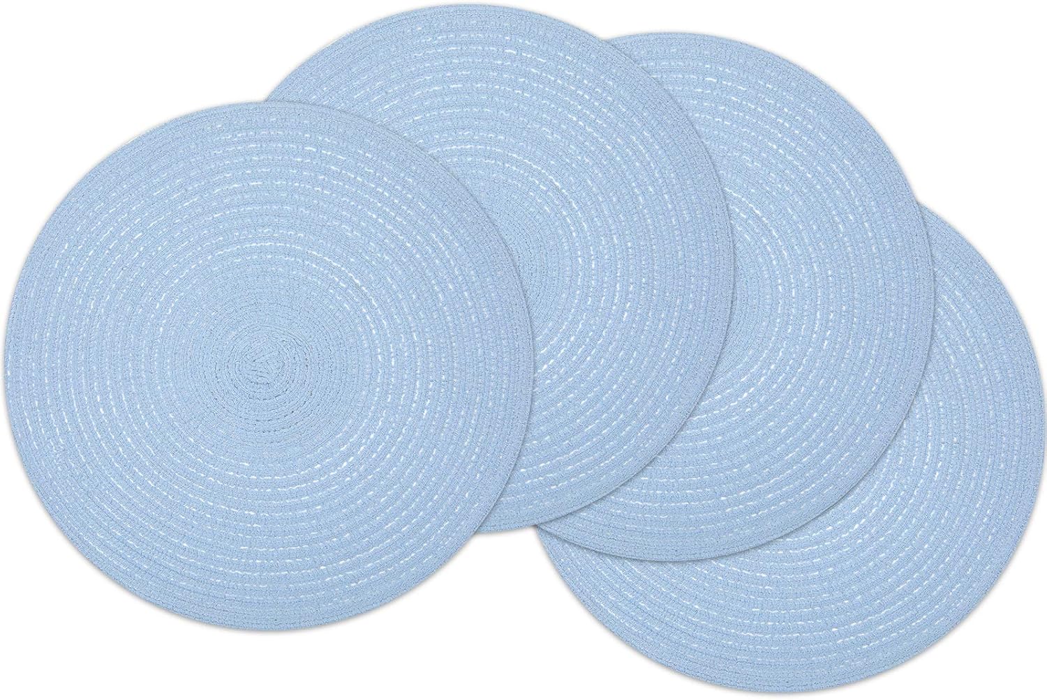Round Braided Placemats, 15 inch, Set of 4