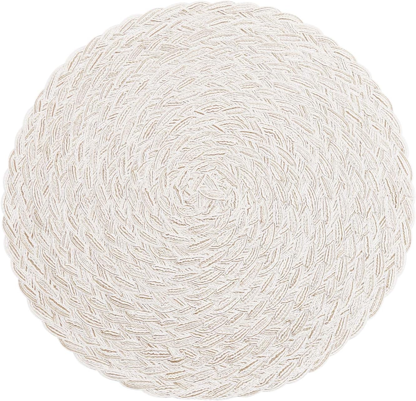 Round Braided Placemats, 15 inch, Set of 4
