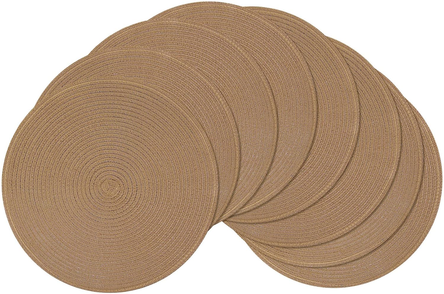 Round Braided Placemats, 15 inch, Set of 4