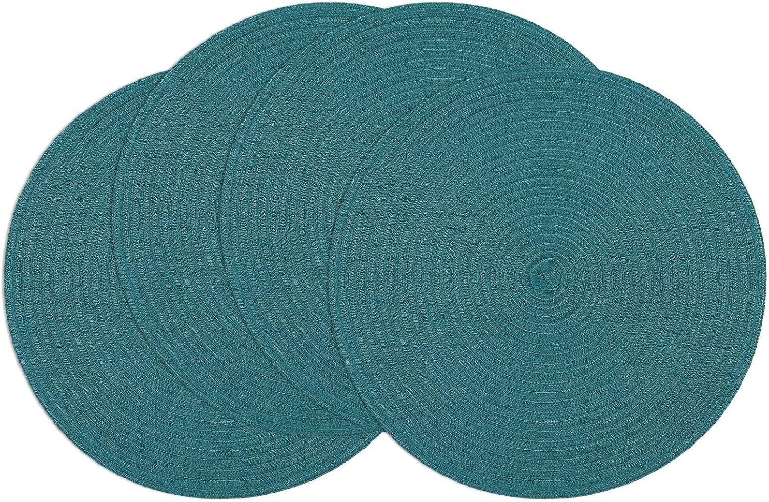 Round Braided Placemats, 15 inch, Set of 4