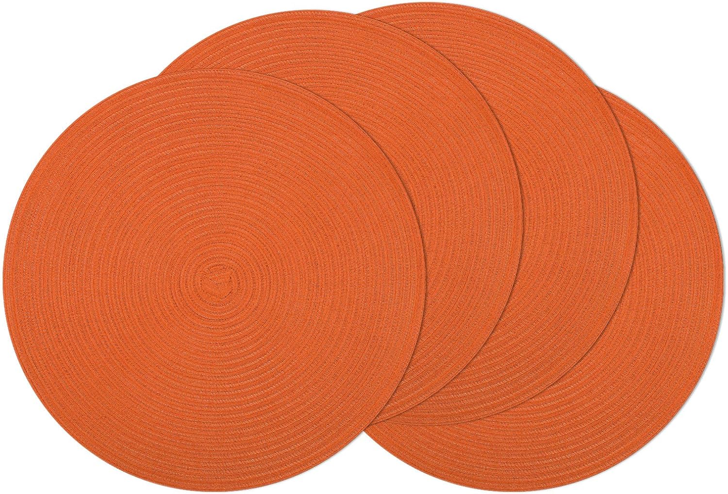 Round Braided Placemats, 15 inch, Set of 4