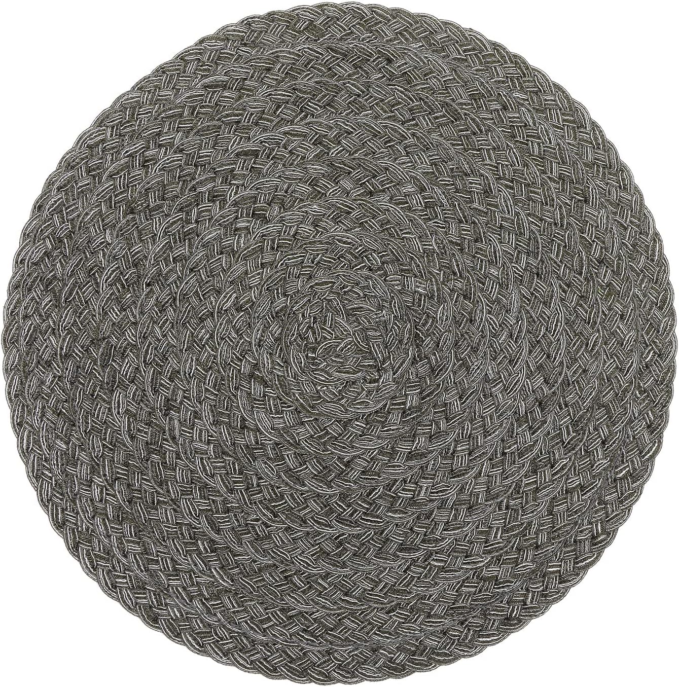 Round Braided Placemats, 15 inch, Set of 4
