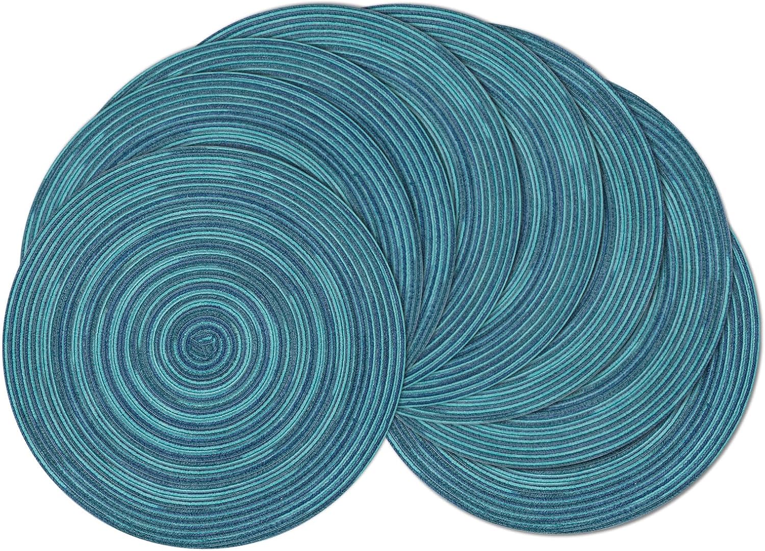 Round Braided Placemats, 15 inch, Set of 4