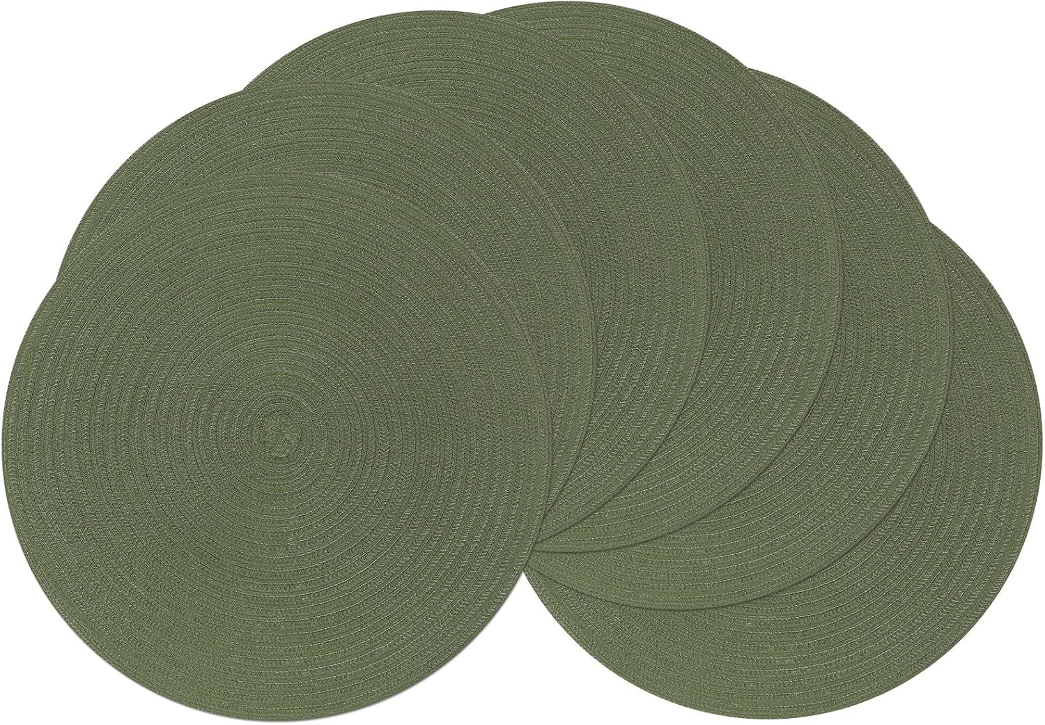 Round Braided Placemats, 15 inch, Set of 4