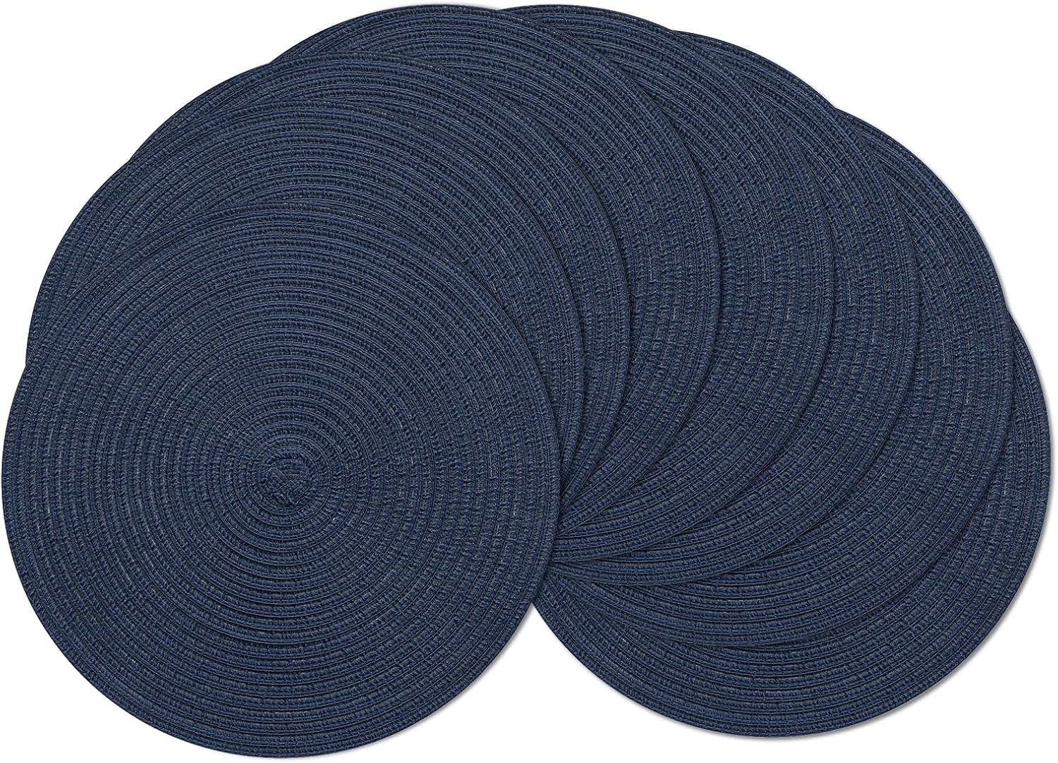 Round Braided Placemats, 15 inch, Set of 4