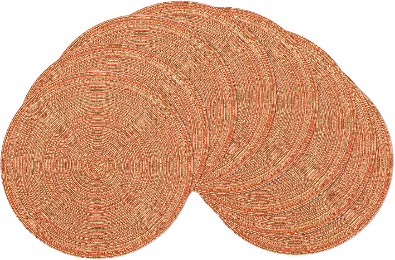 Round Braided Placemats, 15 inch, Set of 4