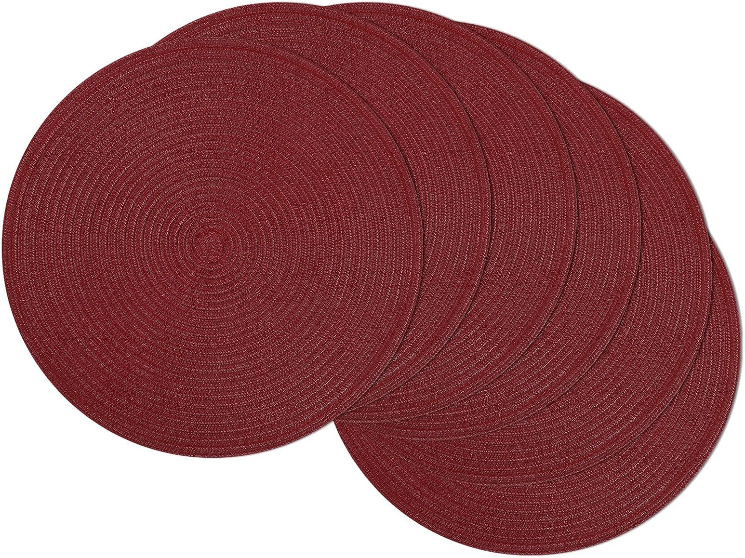 Round Braided Placemats, 15 inch, Set of 4