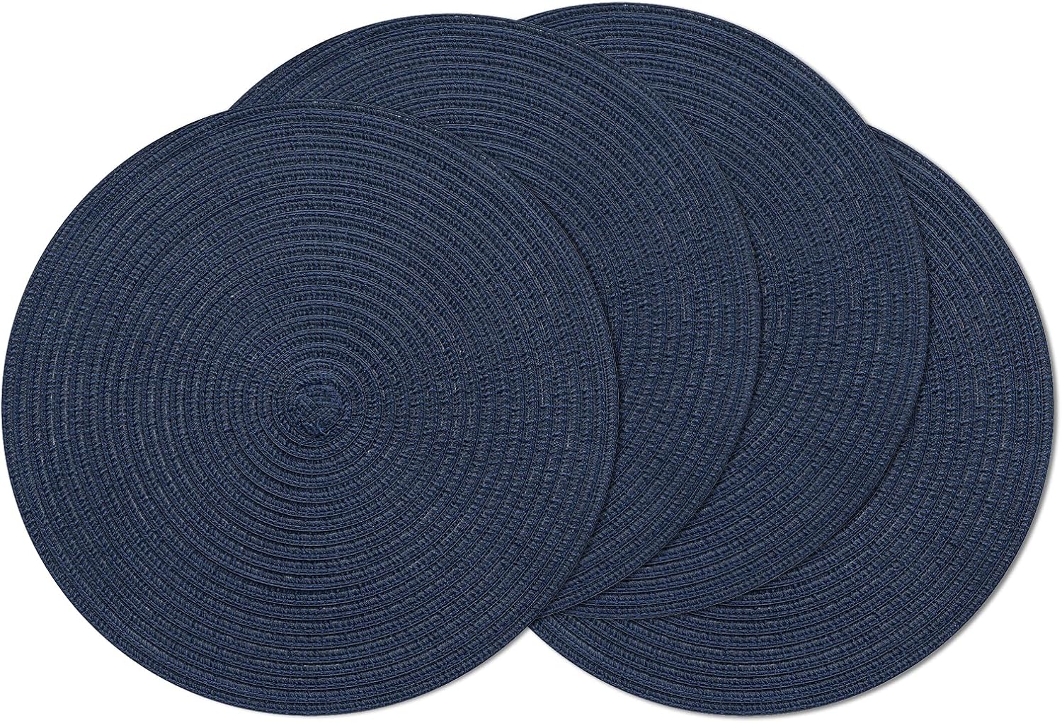 Round Braided Placemats, 15 inch, Set of 4