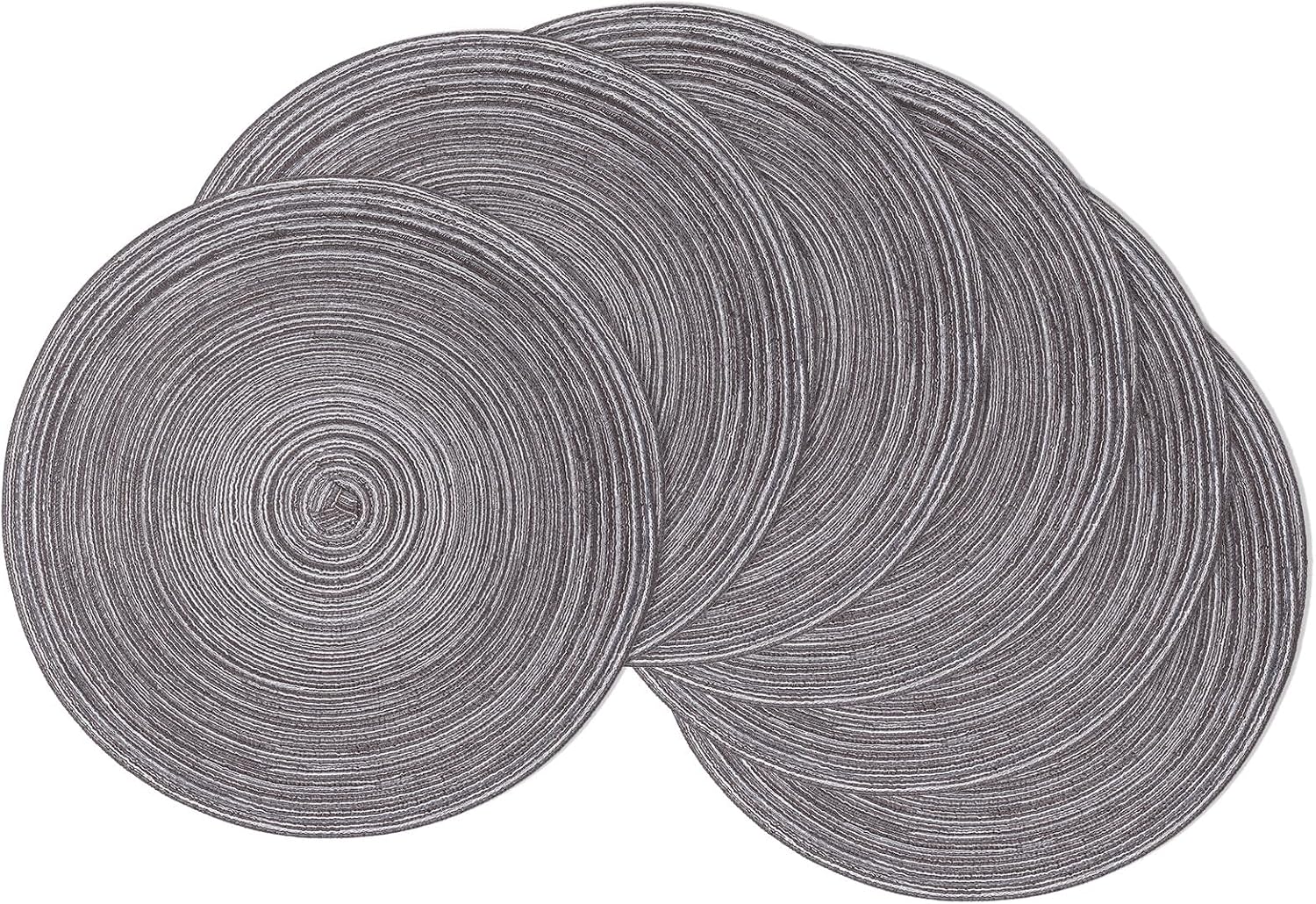 Round Braided Placemats, 15 inch, Set of 4