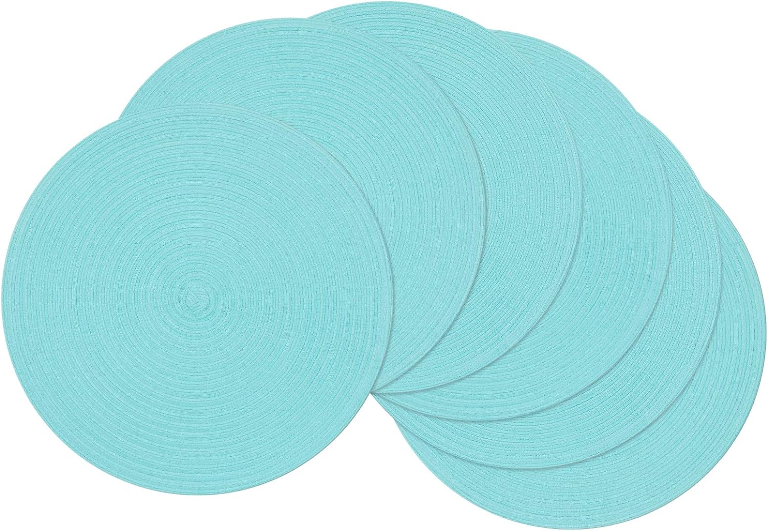Round Braided Placemats, 15 inch, Set of 4