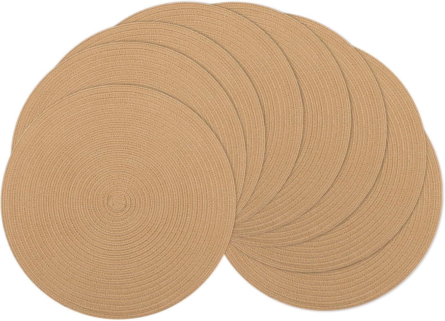 Round Braided Placemats, 15 inch, Set of 4