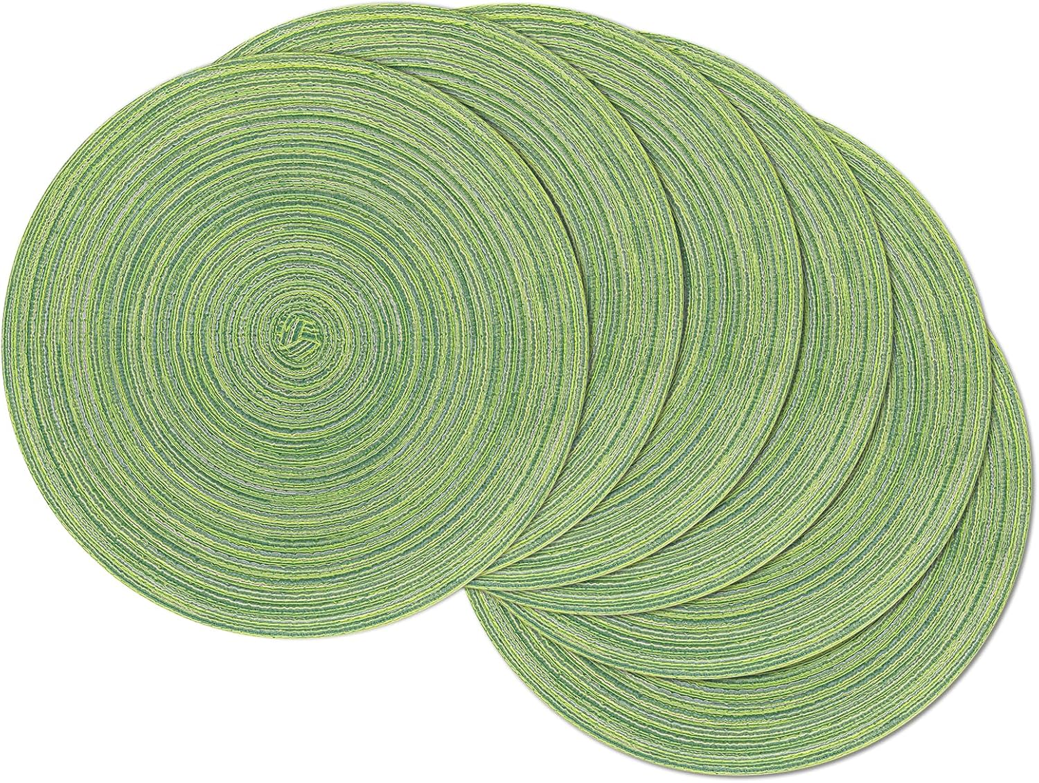 Round Braided Placemats, 15 inch, Set of 4