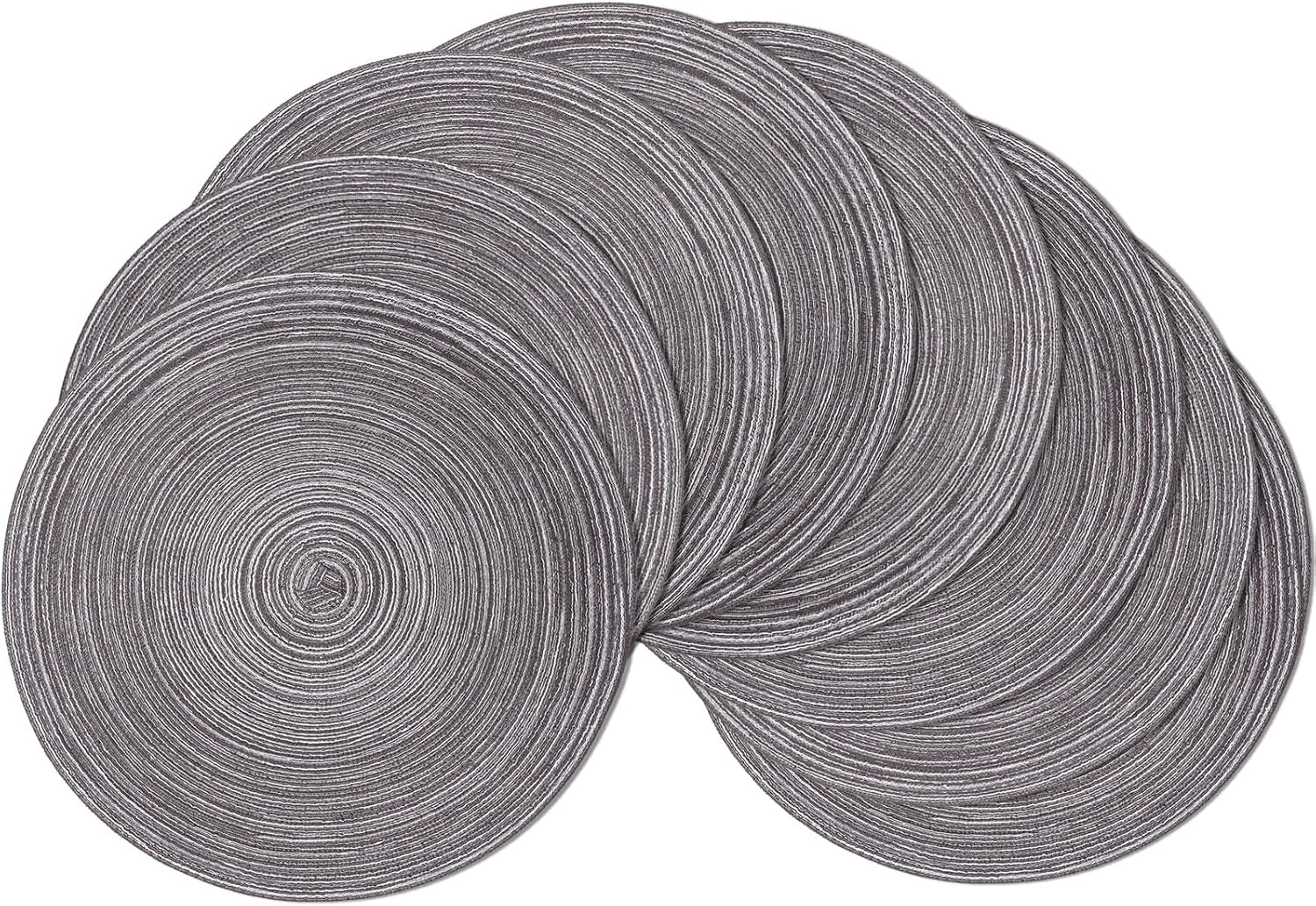 Round Braided Placemats, 15 inch, Set of 4