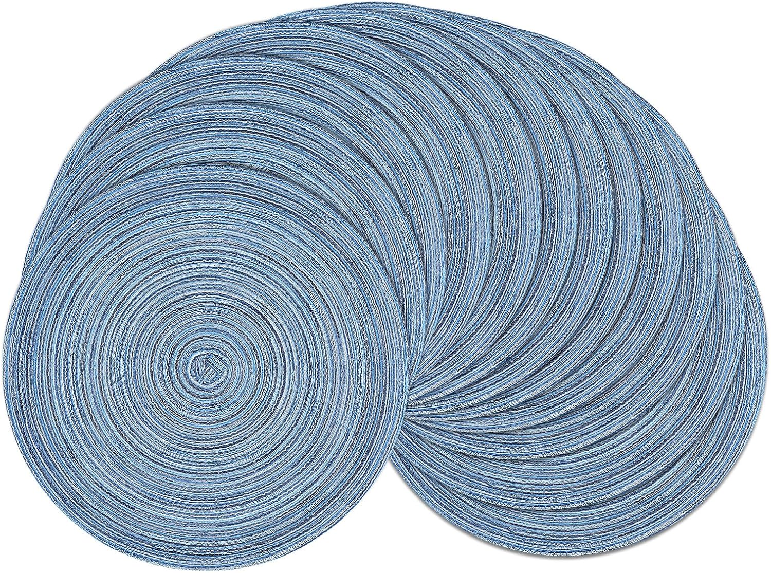 Round Braided Placemats, 15 inch, Set of 4