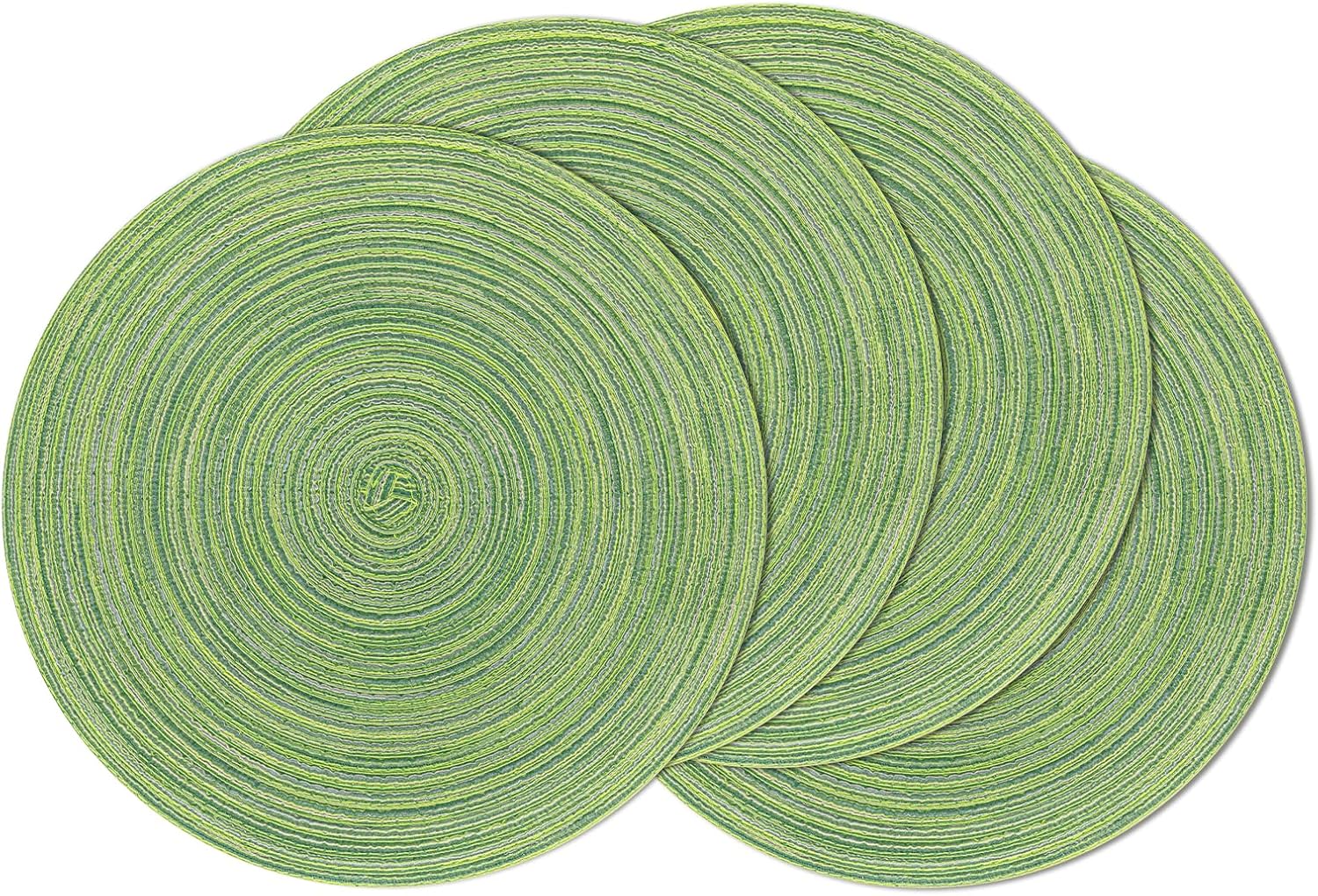 Round Braided Placemats, 15 inch, Set of 4