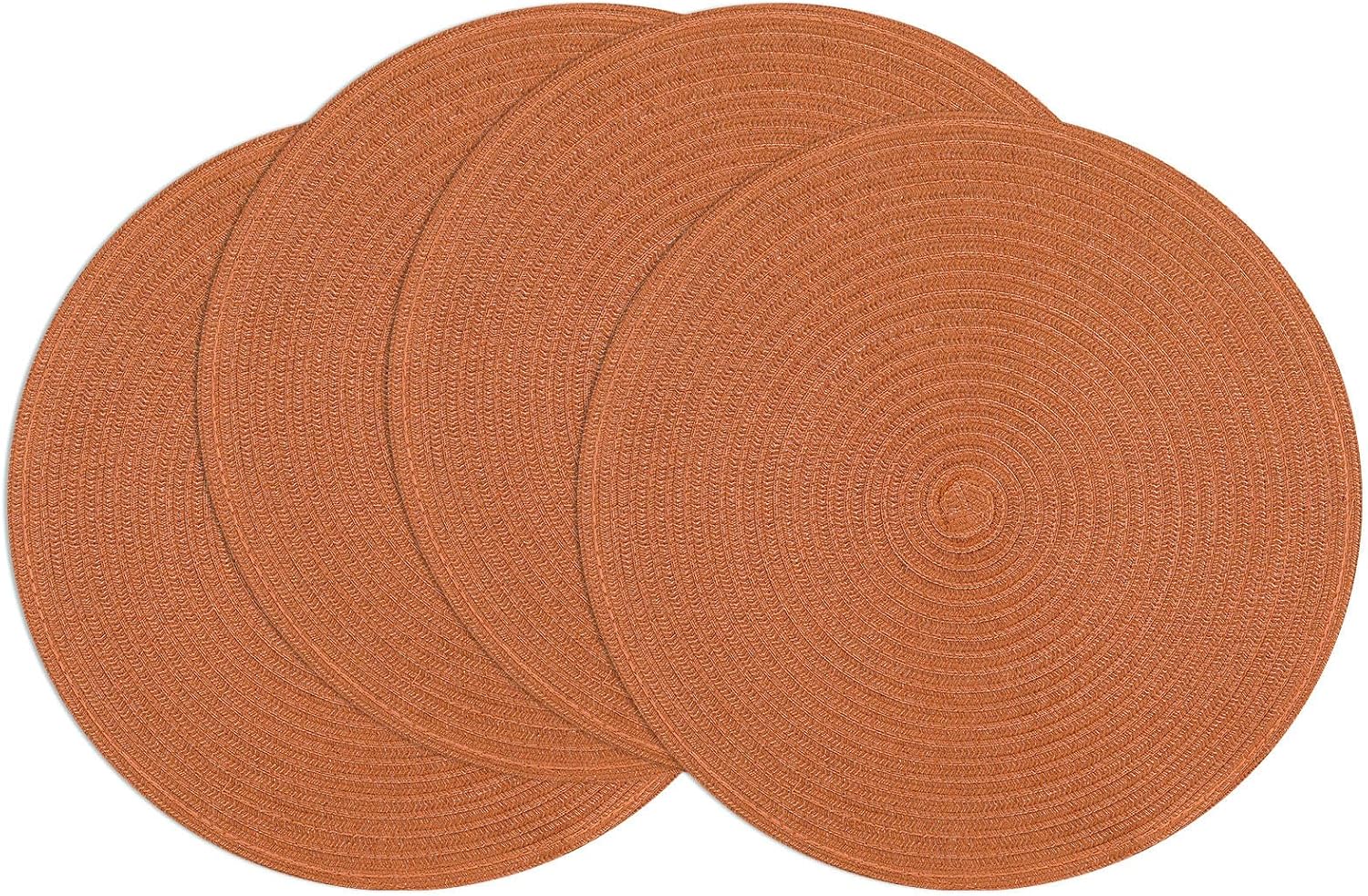 Round Braided Placemats, 15 inch, Set of 4