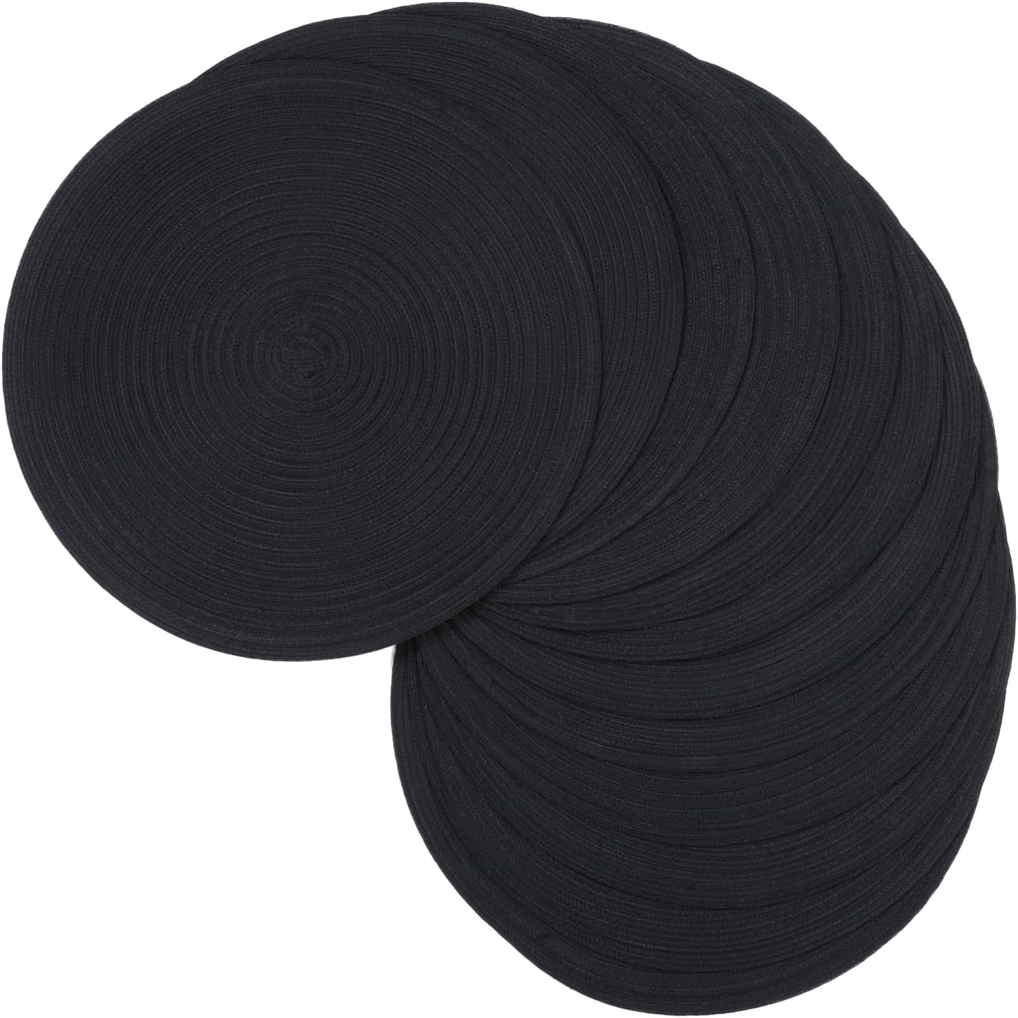 Round Braided Placemats, 15 inch, Set of 4