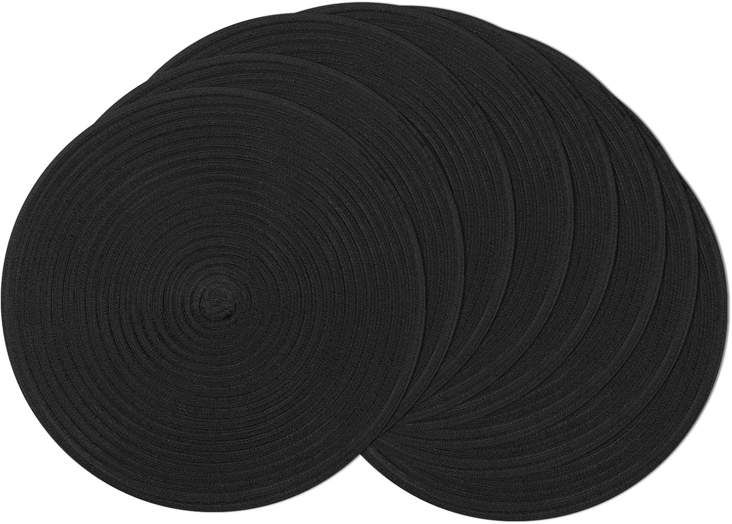 Round Braided Placemats, 15 inch, Set of 4