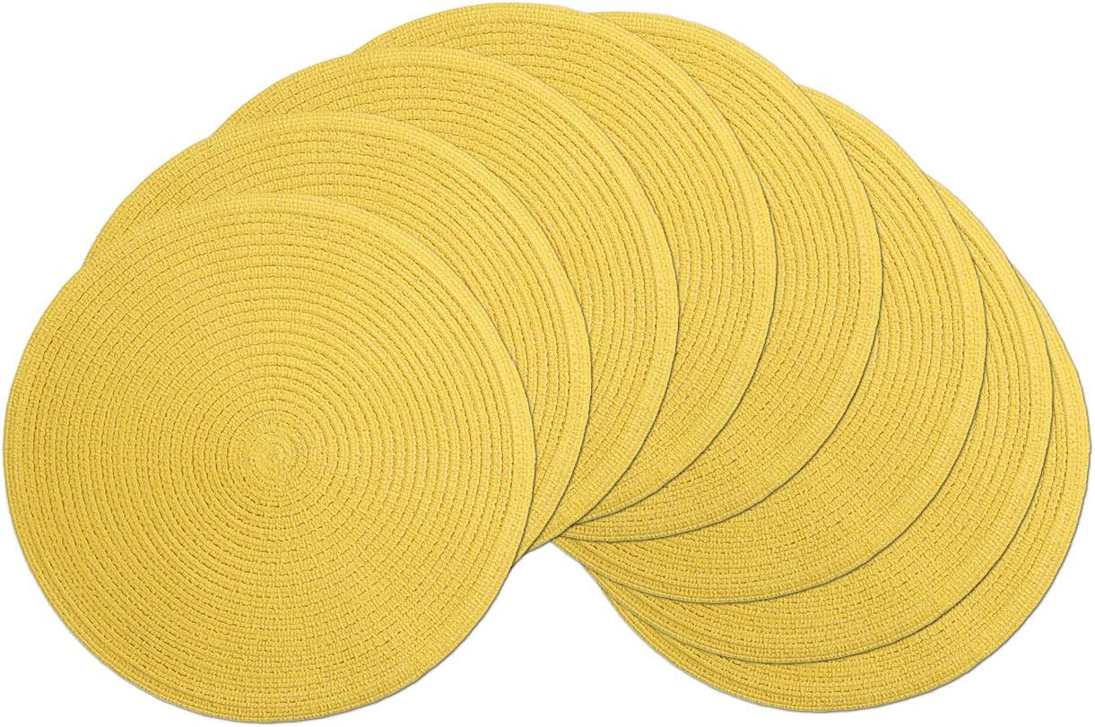 Round Braided Placemats, 15 inch, Set of 4