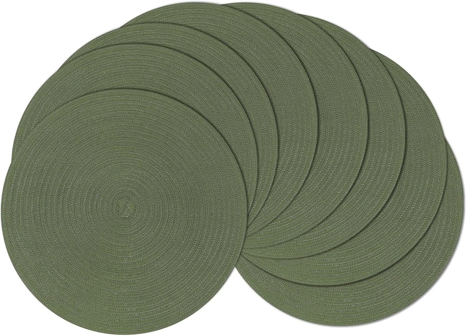 Round Braided Placemats, 15 inch, Set of 4