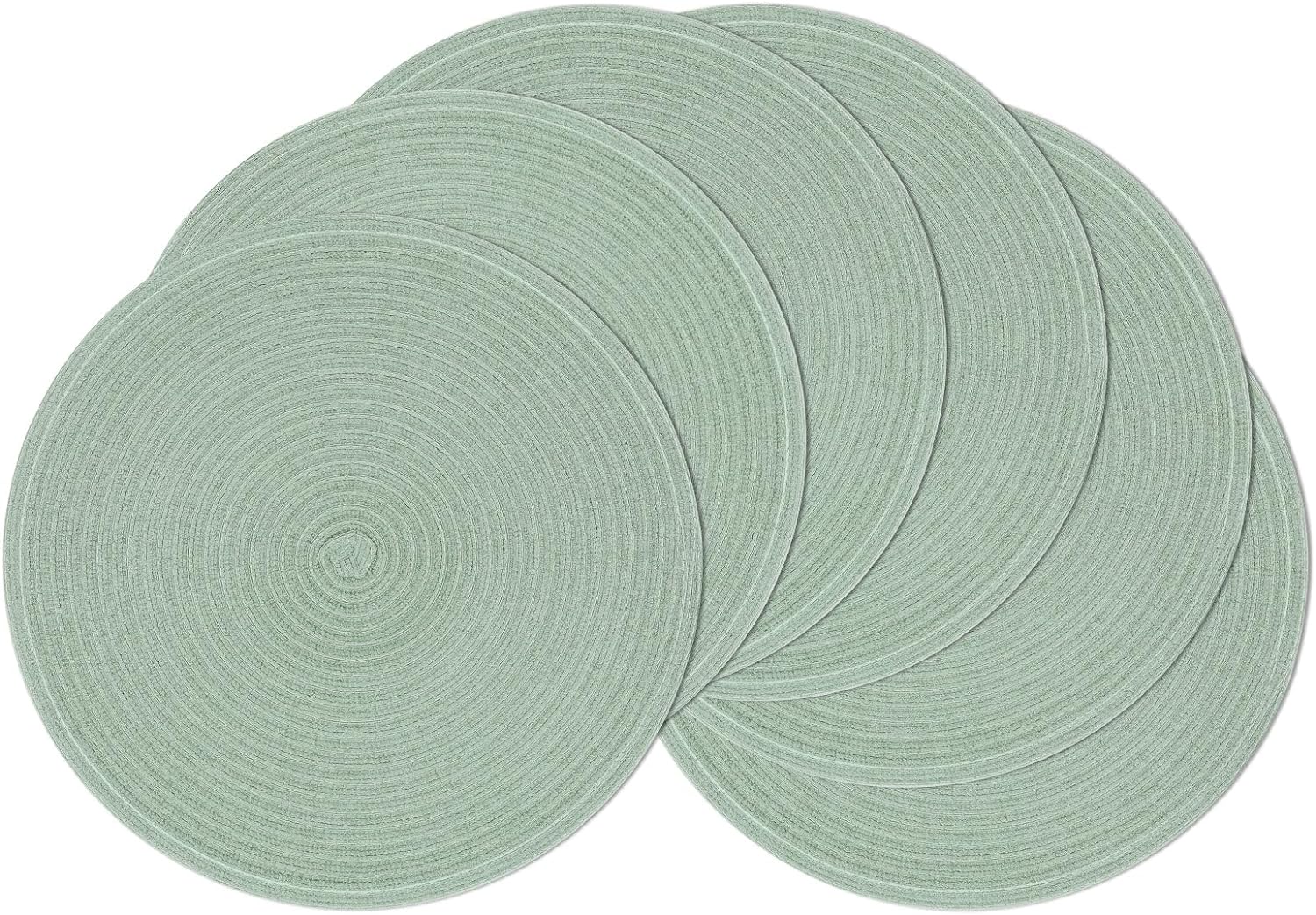 Round Braided Placemats, 15 inch, Set of 4