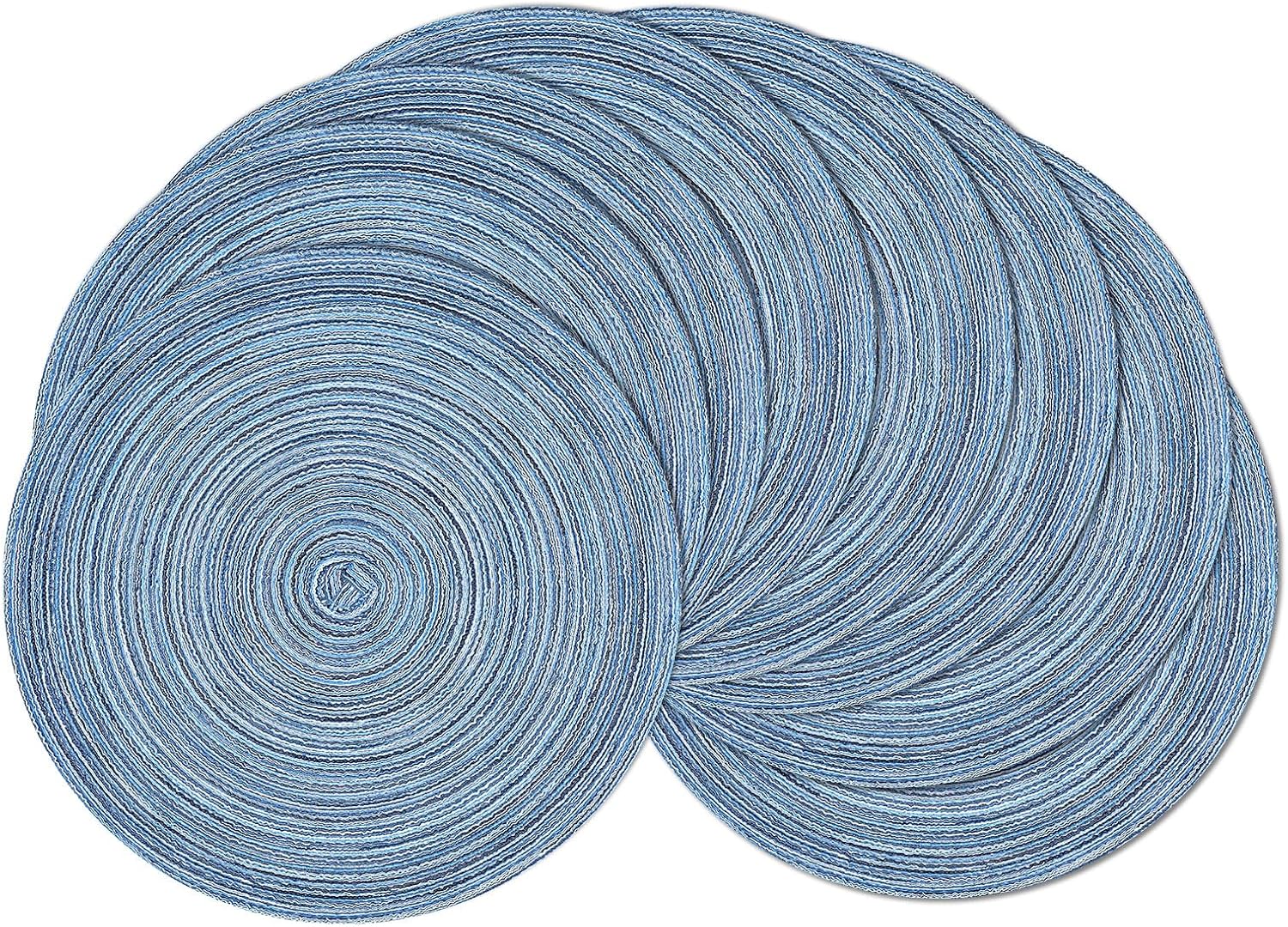 Round Braided Placemats, 15 inch, Set of 4