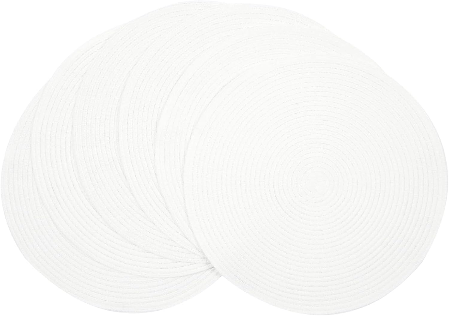 Round Braided Placemats, 15 inch, Set of 4