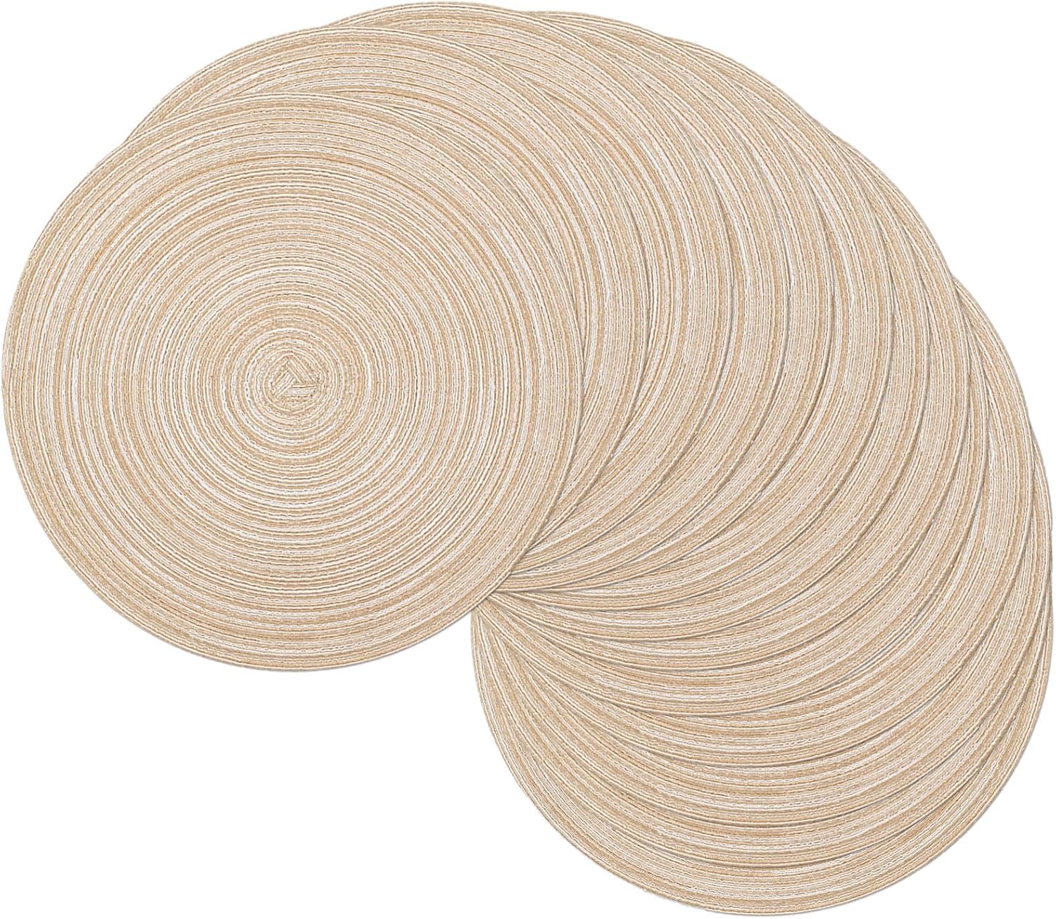 Round Braided Placemats, 15 inch, Set of 4