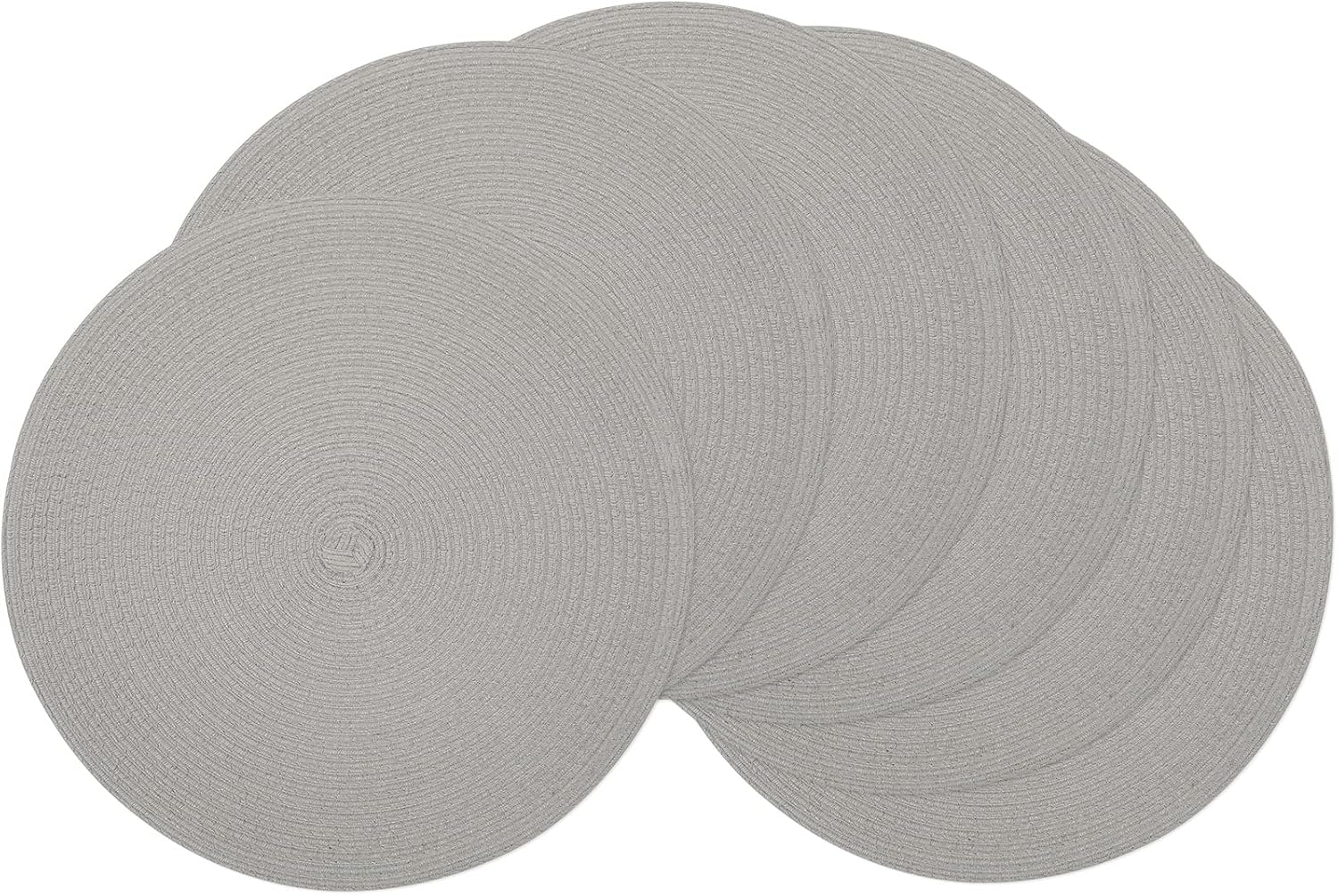 Round Braided Placemats, 15 inch, Set of 4