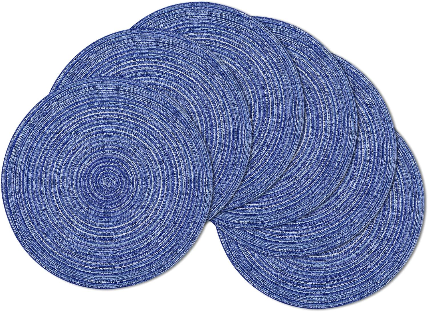 Round Braided Placemats, 15 inch, Set of 4